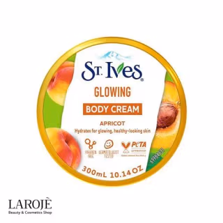 کرم بدن درخشان کننده سنت ایوز St Ives حاوی روغن زردآلو