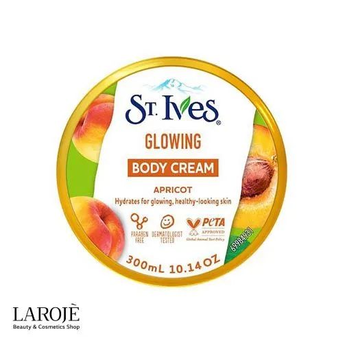 کرم بدن درخشان کننده سنت ایوز St Ives حاوی روغن زردآلو