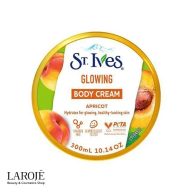 کرم بدن درخشان کننده سنت ایوز St Ives حاوی روغن زردآلو - تصویر ۱