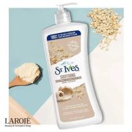 لوسیون بدن تسکین دهنده سنت ایوز St Ives حاوی عصاره جو دوسر و شی باتر - تصویر ۲