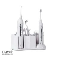 ست کامل واتر جت و مسواک برقی واتر اسپلش RST5010 روی پایه شارژ